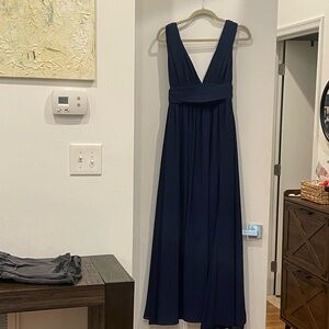 Navy Blue long Dress